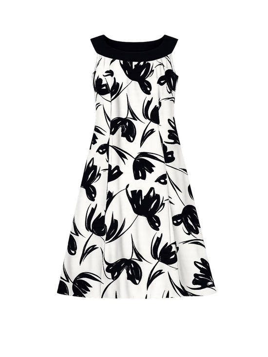 AB Studio Dresses & Skirts - Women's AB Studio Dress Size 14 White Black Floral
115